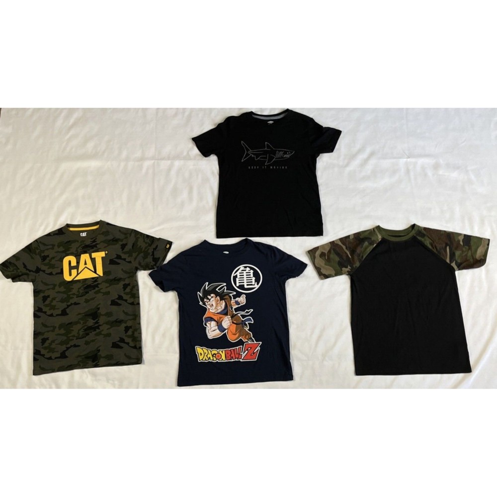 Boys T-shirts short sleeve size 10-12 Pack Of 5 - contains a variety of brands